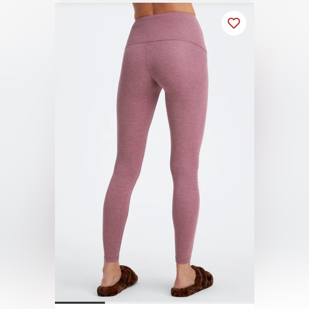NWT Fabletics High-waisted Live In Legging Pink/Purple French Wine Heather